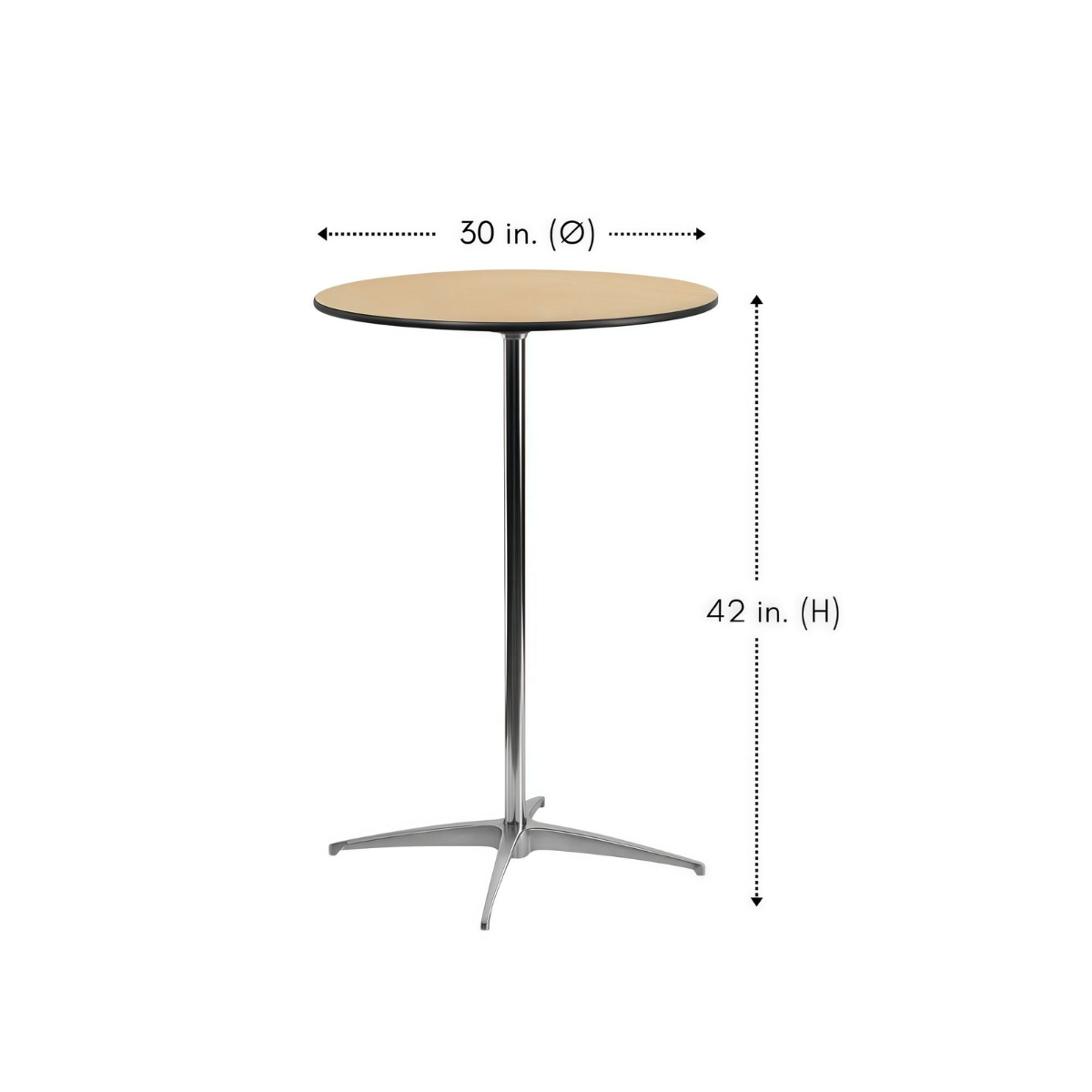 Adjustable Column Cocktail Table